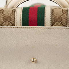Gucci Treasure Boston GG Canvas Beige Bag
