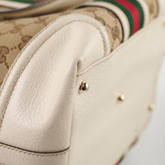Gucci Treasure Boston GG Canvas Beige Bag