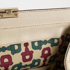 Gucci Treasure Boston GG Canvas Beige Bag