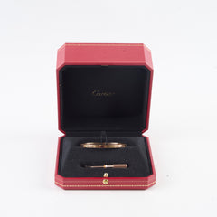 Cartier Love Bracelet Small Model Pink Gold Size 16