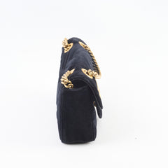 Gucci Marmont Small Velvet Black
