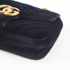 Gucci Marmont Small Velvet Black