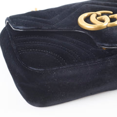 Gucci Marmont Small Velvet Black