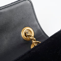 Gucci Marmont Small Velvet Black