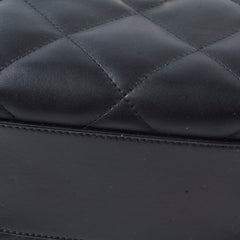 Chanel CC Quilted Bowling Bag Lambskin Black (28 Series)