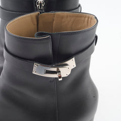 Hermes Saint Germain Ankle Boots Black Size 39.5