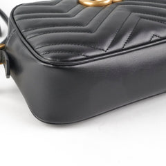 Gucci Small Marmont Camera Bag Black
