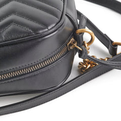 Gucci Small Marmont Camera Bag Black