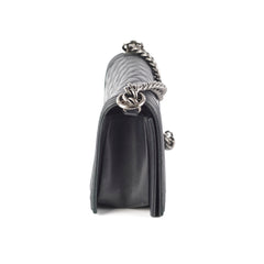 Chanel Old Medium Boy Lambskin Black