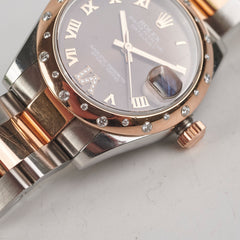 Rolex Datejust 31mm Two Tone Everose Stainless Steel Watch Model 178341 (2013)