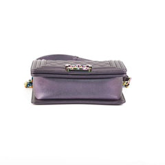Chanel Small Boy Mermaid Purple Iridescent - Series 21