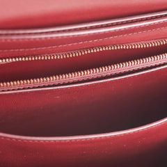 Celine Medium Box Burgundy Crossbody Bag