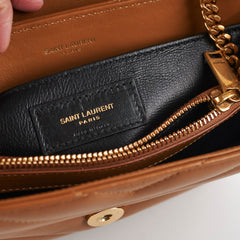Saint Laurent Small Lou Lou Brown