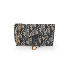 Christian Dior Long Saddle Wallet On Chain WOC