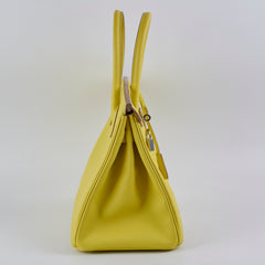 Hermes Birkin 30 Epsom Lime - Y Stamp