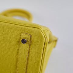 Hermes Birkin 30 Epsom Lime - Y Stamp