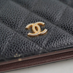 Chanel Long Wallet Black Caviar
