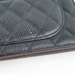 Chanel Long Wallet Black Caviar