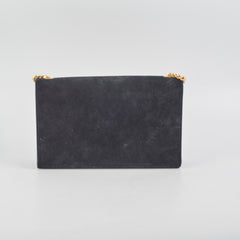 Saint Laurent Kate Medium Tassel Suede Black