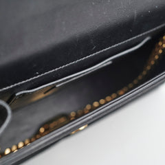 Saint Laurent Kate Medium Tassel Suede Black
