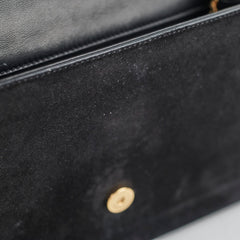 Saint Laurent Kate Medium Tassel Suede Black