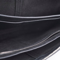 Celine TriFold Clutch On Chain Black Leather