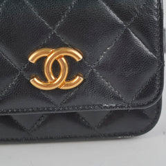 Chanel Micro Belt Bag Cardholder xLambskin Black - Series 31