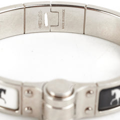 Hermes Enamel Hinged Bracelet Size M