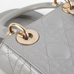 Christian Dior Mini Lady Dior Grey