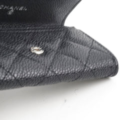 Chanel Flap Cardholder Caviar Black- Series 30