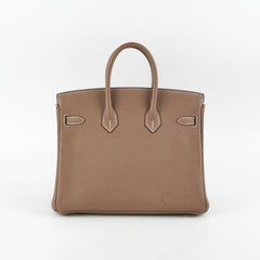 Hermes Birkin 25 Togo Etoupe Stamp D