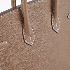 Hermes Birkin 25 Togo Etoupe Stamp D