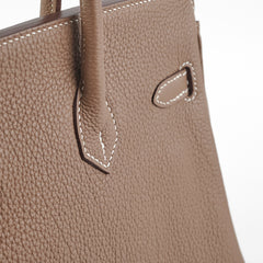 Hermes Birkin 25 Togo Etoupe Stamp D