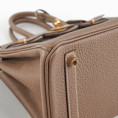 Hermes Birkin 25 Togo Etoupe Stamp D