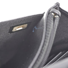 Chanel Wallet On Chain WOC Caviar Black - Series 17