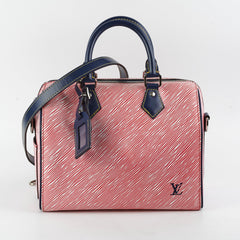 Louis Vuitton Speedy 25 Bandoulliere Epi Red
