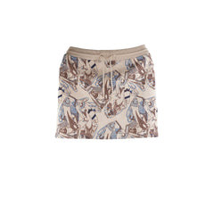 Hermes Skirt Beige/Blue Size 34