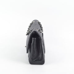 Chanel Caviar Medium/Large Double Classic Flap Black