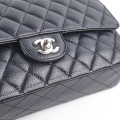 Chanel Caviar Medium/Large Double Classic Flap Black