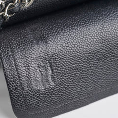 Chanel Caviar Medium/Large Double Classic Flap Black