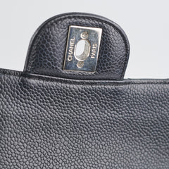 Chanel Caviar Medium/Large Double Classic Flap Black