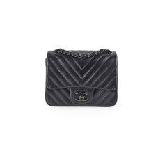 Deal of The Week - Chanel Mini Square Chevron So Black