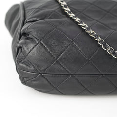 Chanel Quilted Chain Tote Tote Black