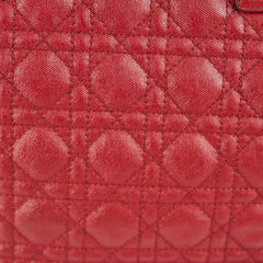 Christian Dior Panarea Cannage Red Tote