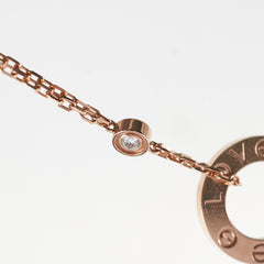 Cartier Love Necklace 2 Diamonds Rose Gold 2023