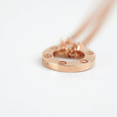 Cartier Love Necklace 2 Diamonds Rose Gold 2023