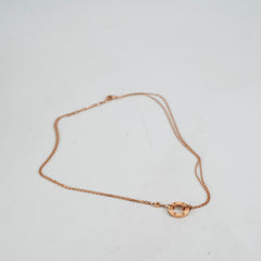 Cartier Love Necklace 2 Diamonds Rose Gold 2023
