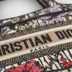 Christian Dior Book Tote Mini Floral