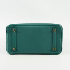 Hermes Birkin 25 Malachite C Stamp