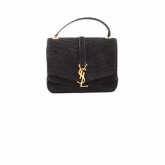 Saint Laurent Suede Square Black Crossbody